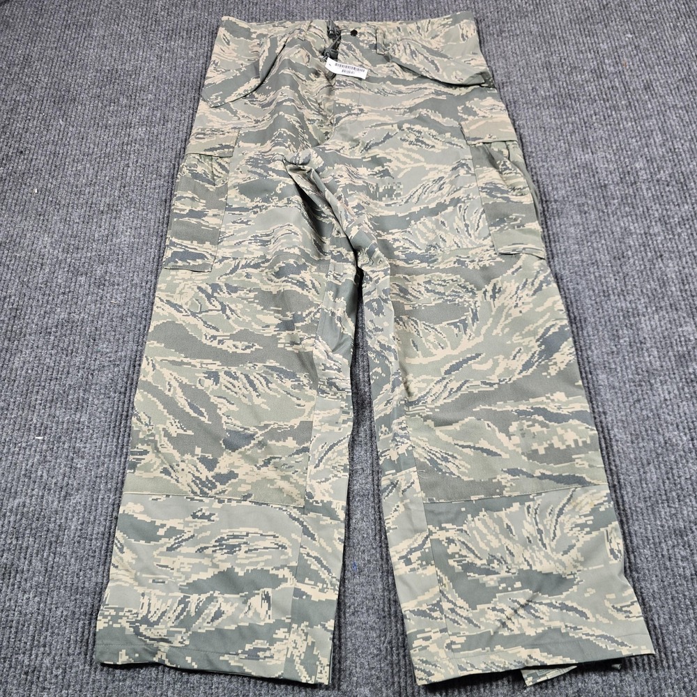 Valley Apparel Pants Mens Medium Regular Green APECS Camo Waterproof Rain Army